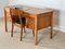 Escritorio danés de roble, años 60, Imagen 1