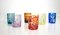 Vintage Italian Murano Glass Water Glasses by Maryana Iskra Verres for Ribes, Set of 6 1