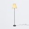Floor Lamp with Original Pleated Shade, 1950s 1
