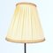 Floor Lamp with Original Pleated Shade, 1950s 4