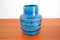 Rimini Blue Ceramic Vase by Aldo Londi for Bitossi, 1960s 1
