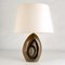 Brutalist Bronze Table Lamp attributed to Robert Phandeve, 1970s 2