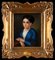 Natale Schiavoni, Portrait of His Sister, 18th Century, Oil on Cardboard, Framed 1
