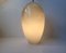 Lámpara colgante Life modernista en forma de huevo de vidrio opalino gris de Jo Hammerborg para Fog & Mørup, años 60, Imagen 6
