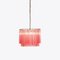 Pink Piccolo Amaro Drum Chandelier from Pure White Lines 1