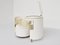 White Vanity Dressing Table Mod. Dilly Dally by Luigi Massoni for Poltrona Frau, Italy, 1968, Set of 2 5