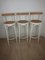 White Beech Stools, Set of 3 1
