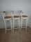 White Beech Stools, Set of 3 2