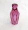 Small Faceted Vase Cut in Purple-Pink Glass, 1960s 8
