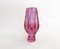 Small Faceted Vase Cut in Purple-Pink Glass, 1960s 12