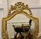 Dramatic Gilt-Wood French Wall Mirror 2