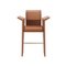 Panama Brown Leather Bar Chair by Javier Gomez 2