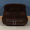 20th Century Soriana Armchair in Brown Fabric by Tobia Scarpa for Cassina, 1970s 23
