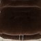 20th Century Soriana Armchair in Brown Fabric by Tobia Scarpa for Cassina, 1970s 17