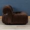 20th Century Soriana Armchair in Brown Fabric by Tobia Scarpa for Cassina, 1970s 20