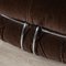 20th Century Soriana Armchair in Brown Fabric by Tobia Scarpa for Cassina, 1970s 11