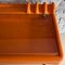 Space Age Orix Orange Writing Desk by Vittorio Parigi and Nani Prina for Molteni, 1970s 13