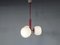 Space Age Ceiling Lights in Milk Glass, 1970s, Set of 3, Image 18