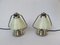 Art Deco Nickel-Plated Table Lamps, Set of 2 3