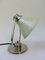 Art Deco Nickel-Plated Table Lamps, Set of 2 14