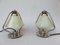 Art Deco Nickel-Plated Table Lamps, Set of 2 1