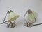 Art Deco Nickel-Plated Table Lamps, Set of 2 2