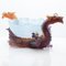 Dragon Tafelaufsatz aus mehrfarbigem Kristallglas & Glas von Daum, Frankreich, 1980er 7