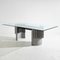 Brutalist Dining Table by Giovanni Offredi for Saporiti, 1970s 6
