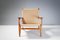 Vintage CH-25 Oak Lounge Chair by Hans J. Wegner for Carl Hansen & Søn, 1950s 1