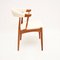 Silla danesa vintage de teca atribuida a Johannes Andersen, 1960, Imagen 3