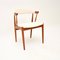 Silla danesa vintage de teca atribuida a Johannes Andersen, 1960, Imagen 1