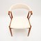 Silla danesa vintage de teca atribuida a Johannes Andersen, 1960, Imagen 8