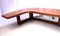L-förmiger Couchtisch aus Teak 2