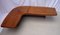 L-förmiger Couchtisch aus Teak 1
