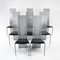 Large Chairs by Lella & Massimo Vignelli, 1980s, Set of 8 1