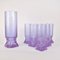 Set de Gobelets et Carafes en Alexandrite, Italie, 1970s, Set de 7 7