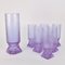 Set de Gobelets et Carafes en Alexandrite, Italie, 1970s, Set de 7 8