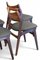 Silla modelo 310 de palisandro y cuero de Erik Buch, años 60. Juego de 4, Imagen 14