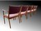 Sillas de comedor Mid-Century de Ole Wanscher para Poul Jeppesens Møbelfabrik, años 60. Juego de 6, Imagen 8