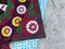 Handgefertigter Vintage Suzani Stoff mit Doppelter Blumenmitte, 1960er 4
