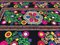 Vintage Velvet Table Cloth with Flower Bouquets, 1960 2