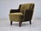 Dänischer Vintage Sessel aus Velours & Buche, 1970er 13