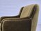 Dänischer Vintage Sessel aus Velours & Buche, 1970er 8
