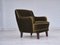 Dänischer Vintage Sessel aus Velours & Buche, 1970er 1