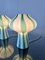 Mod. Mushroom Table Lamps by Massimo Vignelli for Venini, 1955, Set of 2 3