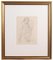Sketch for the Portrait of Meija Amiragova, 20th Century, Pencil Drawing on Paper, Framed 1