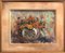 Marigolds, Oil on Board, Early 1900s, Image 1