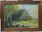 Mount Kaibēni Gorge Near Vecpiebalga, 20th Century, Oil Painting, Framed 1