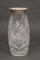 Crystal Vase with Silver Finish, Image 1