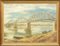 The Old Railway Bridge Over the Daugava, Oil on Canvas, 20th Century 1